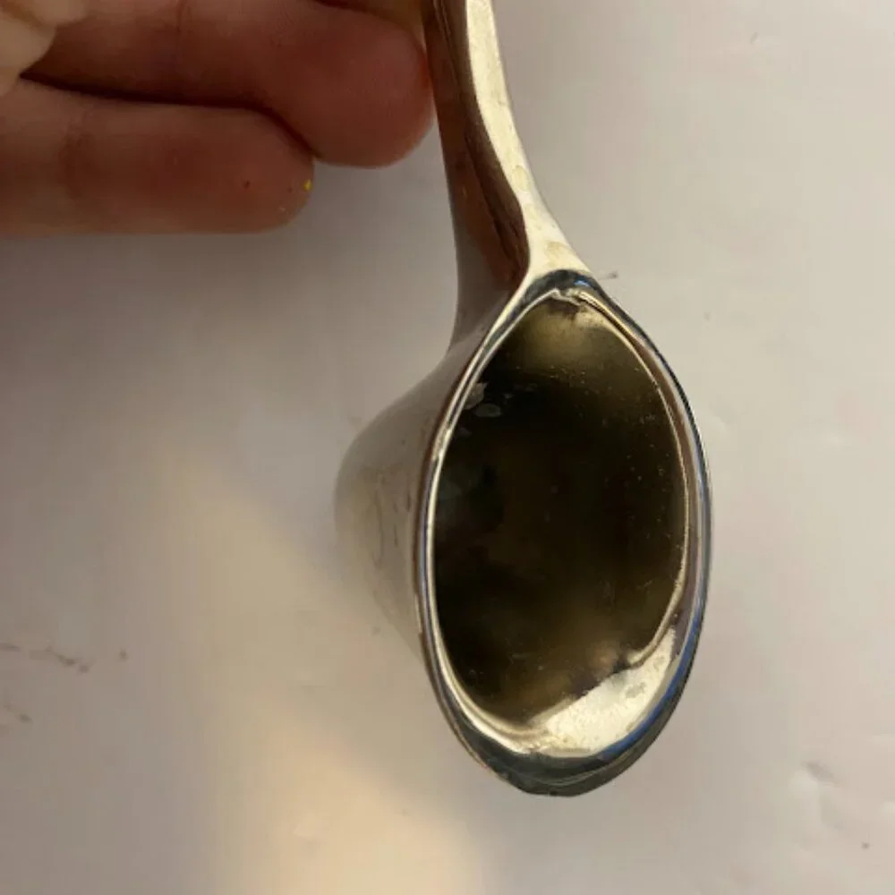 Elegant Vintage Silver-Tone Bell Candle Snuffer